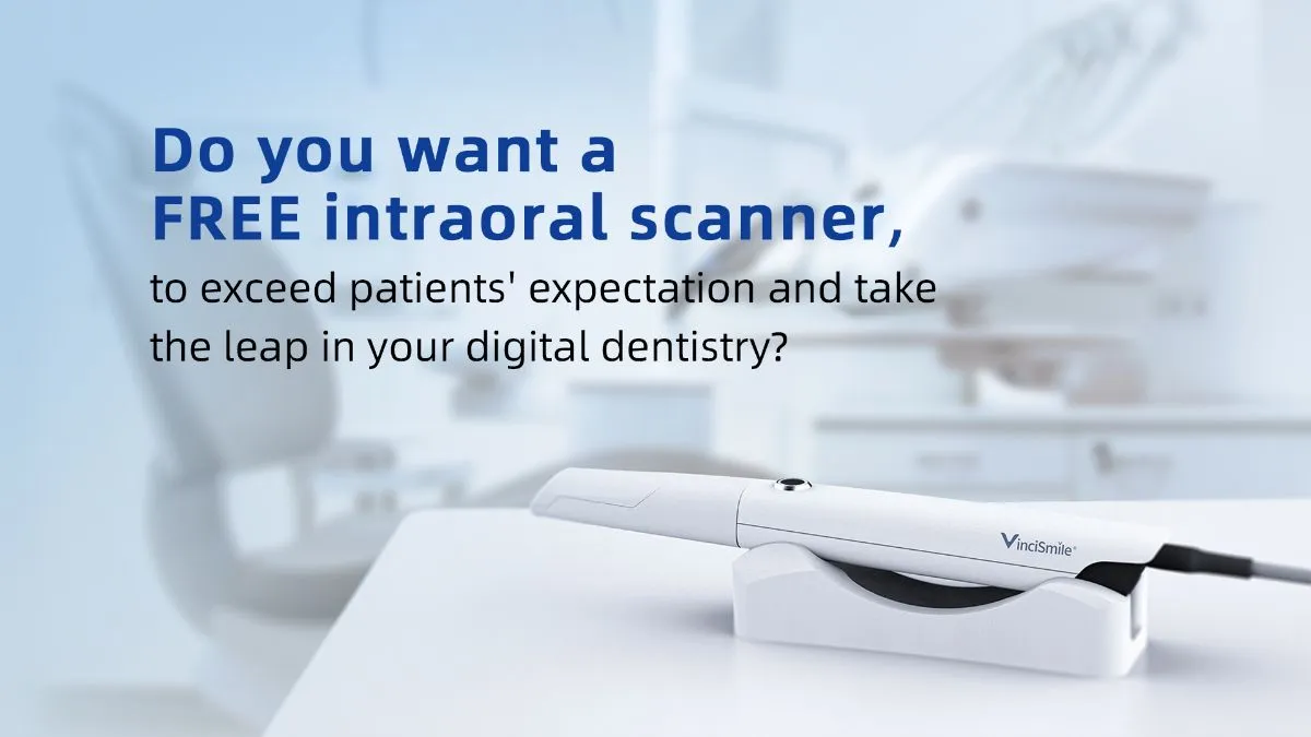 Optimal i-Vinci Digital Scanning Solution-Obtenha todas as ferramentas que você precisa para ir odontologia digital de graça