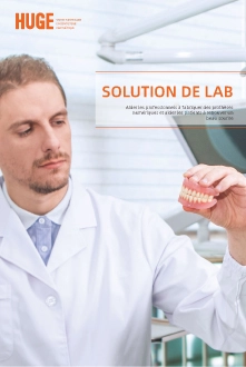 Folheto ENORME de solution de lab