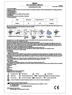 Introdução de silicone de impressão de ouvido ENORME para uso