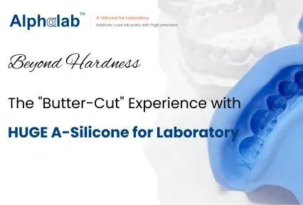 Além da Dureza: A Experiência Butter-Cut com HUGE A-Silicone para Laboratório
